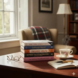 A selection of standalone Agatha Christie novels such as And Then There Were None and Endless Night.