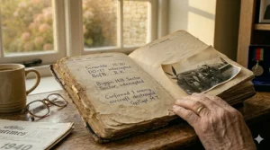 A modern RAF pilot wearing a high-tech flight helmet in a Eurofighter Typhoon, representing contemporary Royal Air Force memoirs.