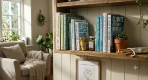 A curated selection of practical, best-selling books on living a more sustainable and eco-friendly lifestyle in the UK.