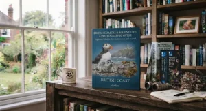 A selection of books about coastal wildlife and marine life found along the British coastline.