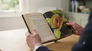 An examination of botanical behaviour in The Private Life of Plants, showing a detailed Venus Flytrap.