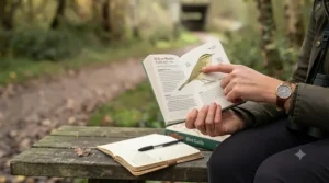 Colourful illustrations of popular British garden birds used for quick reference in top-rated bird watching books.