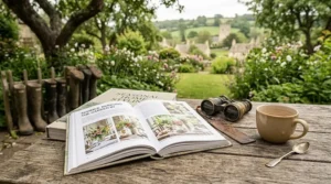 A coffee table book focused on interior styling for country living homes.