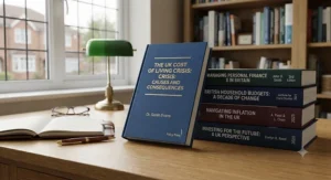 Popular British economy books offering guidance on personal finance, budgeting, and navigating the UK cost-of-living crisis.
