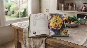 A family-focused vegetarian cookbook displaying kid-approved supper ideas.